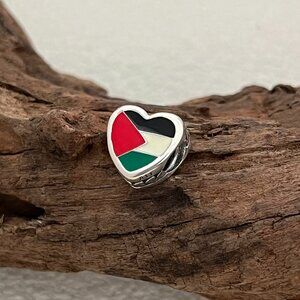 Pandora Palestine Exclusive Bead S925 Silver Charm For Bracelet